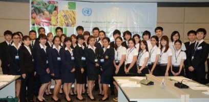 Thai and Japanese university students meet at “Model UN Conference” in Bangkok to promote food security through improving research and development and reducing food loss and waste